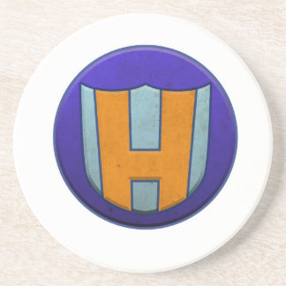 Hero Man & Hero Lass Sandstone Coaster