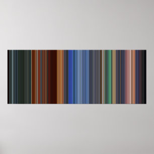 Hero movie barcode poster