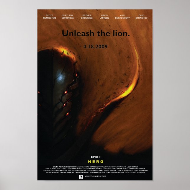 'Hero' Movie Poster (Front)