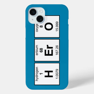 HErO Periodic Table iPhone 15 Mini Case