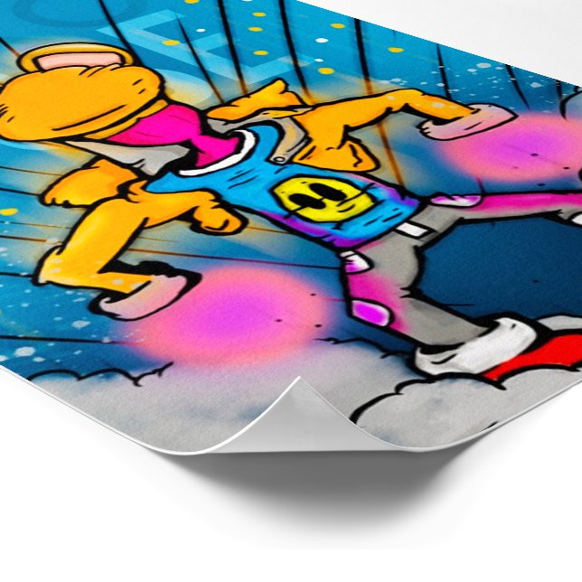 Hero Pose Poster (Corner)