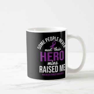 Hero Raised Me Pancreatic Cancer Awareness Pancrea Coffee Mug