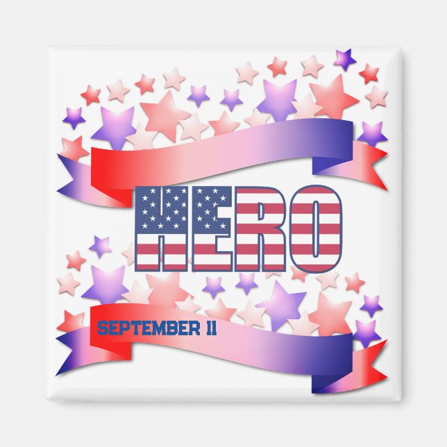 Hero September 11 Magnet (Front)