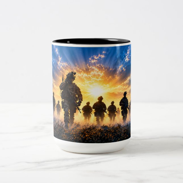 Hero Two-Tone Mug (Center)
