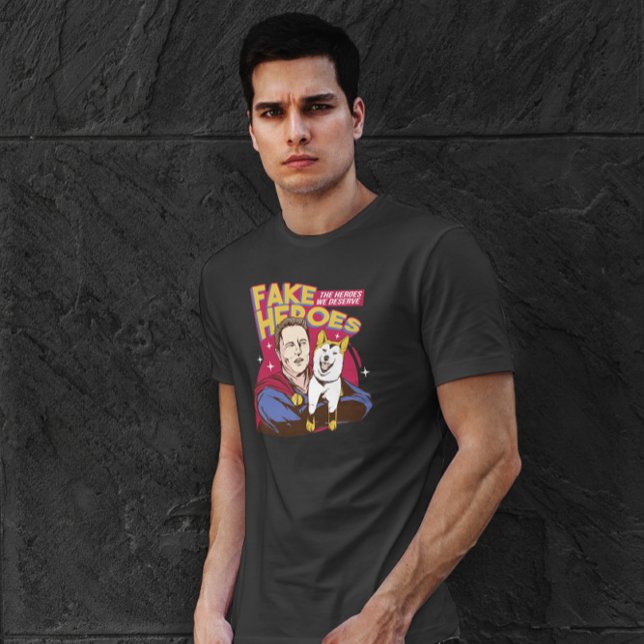 Hero With Shiba Inu Dog T-Shirt (Creator Uploaded)
