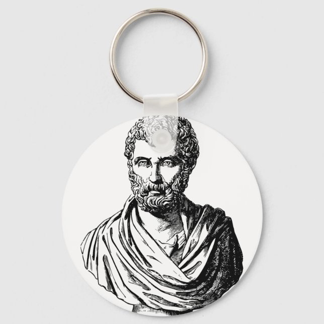 Herodotus bust Greek historian Key Ring (Front)
