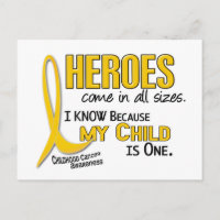 Heroes All Sizes 1 Child CHILDHOOD CANCER
