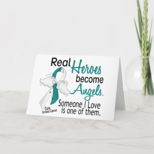 Heroes Become Angels Cervical Cancer Card