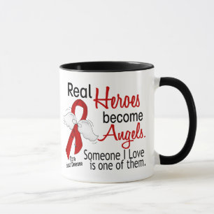 Heroes Become Angels Heart Disease Mug