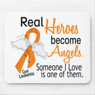 Heroes Become Angels Leukaemia Mouse Pad
