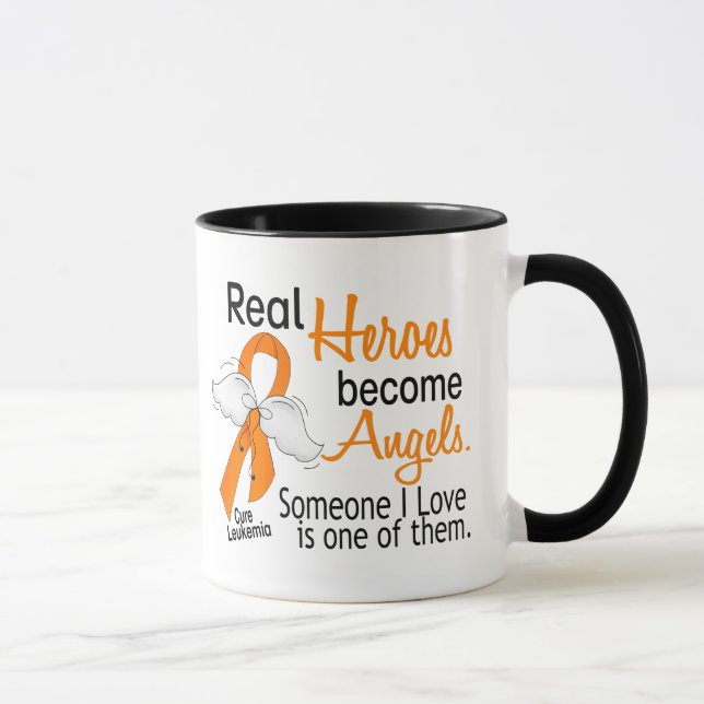 Heroes Become Angels Leukaemia Mug (Right)