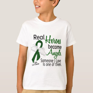 Heroes Become Angels Liver Cancer T-Shirt
