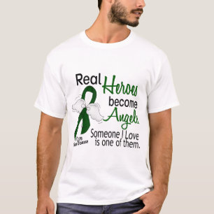 Heroes Become Angels Liver Disease T-Shirt