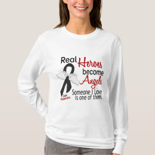 Heroes Become Angels Melanoma T-Shirt