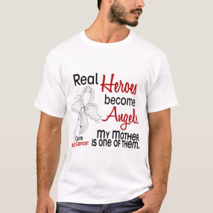 Heroes Become Angels Mother Lung Cancer T-Shirt