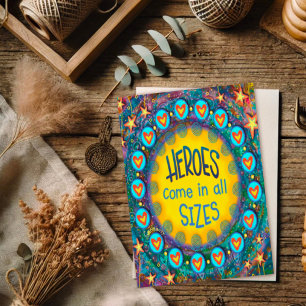 Heroes Come in all Sizes Thank You Inspirivity Card
