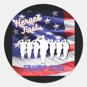 Heroes First Dt 2025 Classic Round Sticker