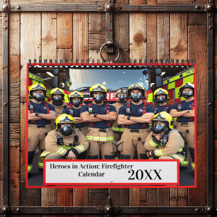 Heroes in Action: Firefighter 20XX Calendar