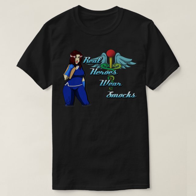 Heroes in Smocks  T-Shirt (Design Front)