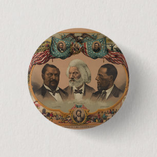 Heroes of the Coloured Race 1881 Frederick 3 Cm Round Badge