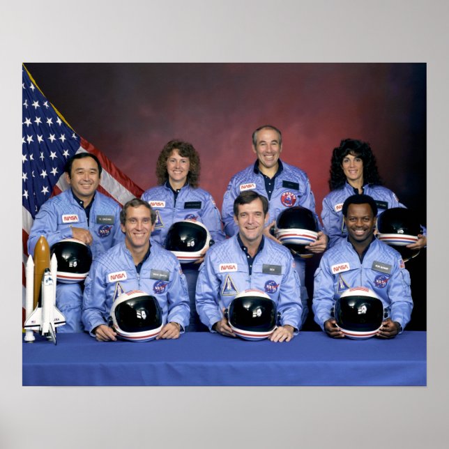 Heroes Of The Space Shuttle Challenger Disaster Poster (Front)