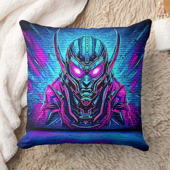 Heroic Cyberpunk Vibe Cushion (Blanket)