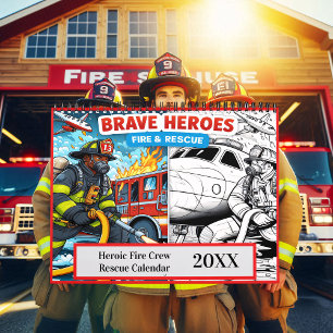 Heroic Fire Crew Rescue 2025/2026 Calendar
