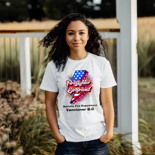 Heroic firefighter emblem  T-Shirt