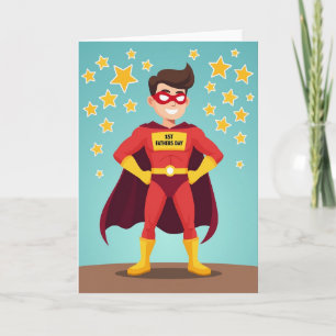 Heroic First Fathers Day Card