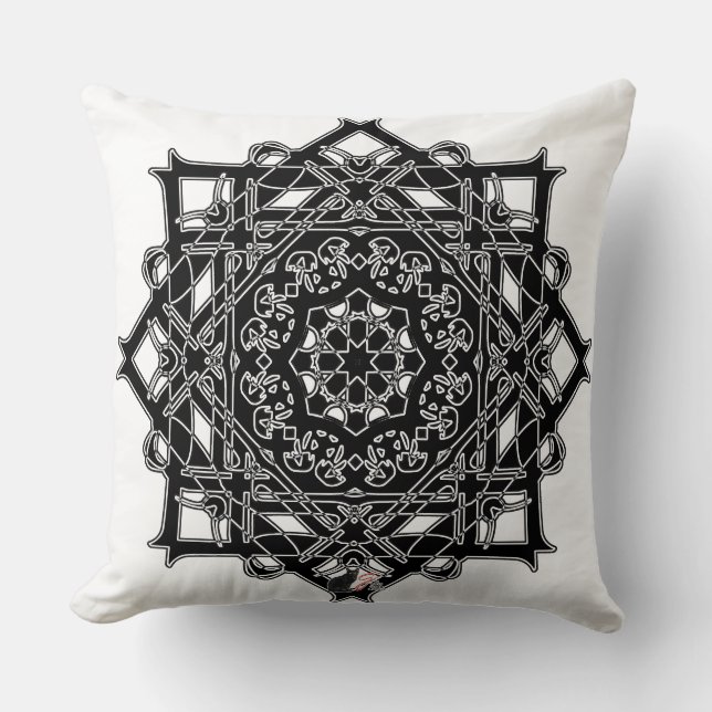 Heroic Octa Glyph Cushion (Front)