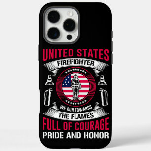 Heroic spirit of a firefighter iPhone 16 pro max case