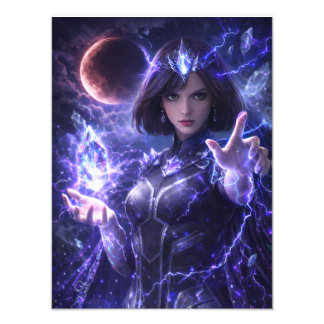 Heroine of the Stars - Cosmic Magic Poster