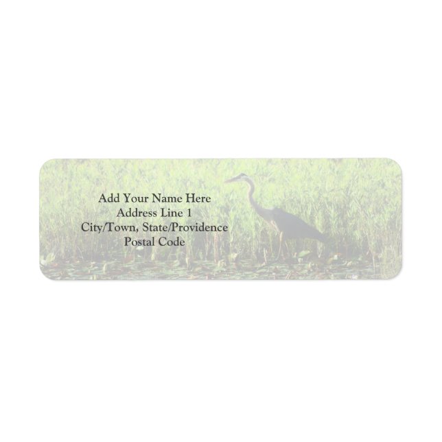 Heron 6449 return address label (Front)