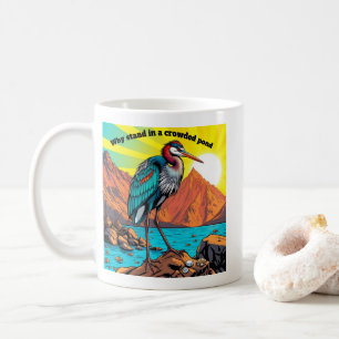 Heron by the Water Coffee Mug