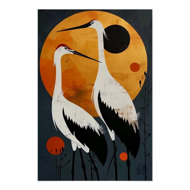 Heron Couple  Poster (Front)