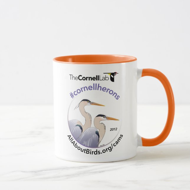 Heron Illustration Mug (Right)