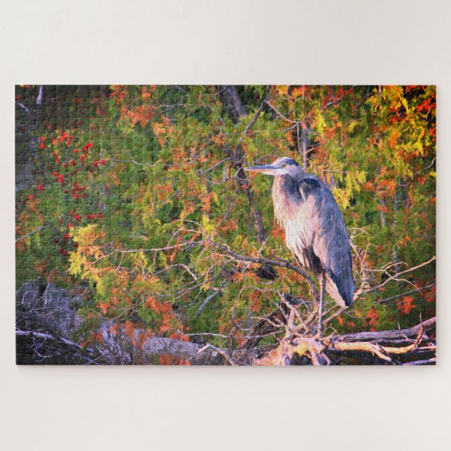 Heron Jigsaw Puzzle (Horizontal)