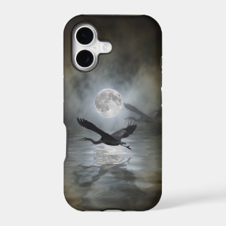 Heron Moon Fantasy iPhone Case