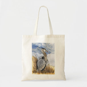 Heron on Assateague Island Tote Bag