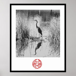 Heron Poster