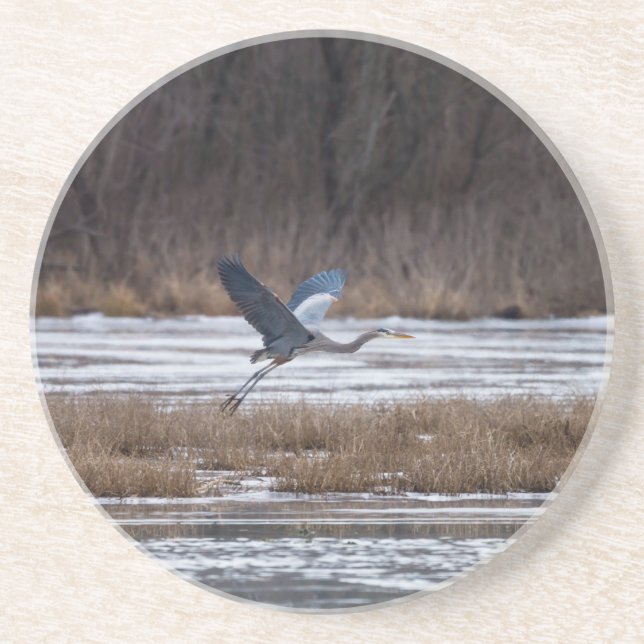 Heron Take Off Coaster (Front)