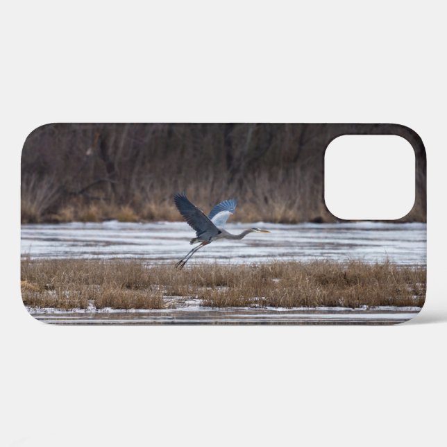 Heron Take Off iPhone Case (Back (Horizontal))