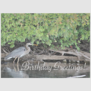 Heron Tissue Paper