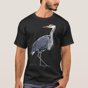 Heron Wildlife Birder T-Shirt
