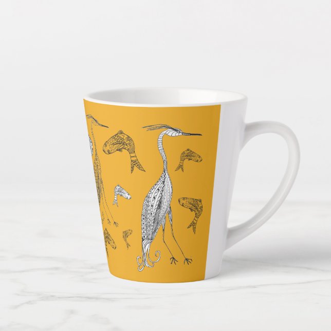 Herons and Fish 12 oz. Mug (Right)