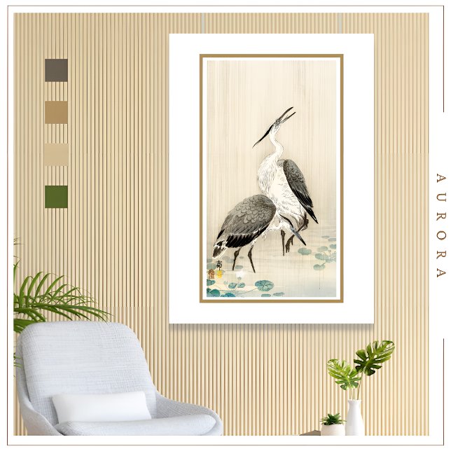 Herons, Ohara Koson (1877-1945) Poster (Creator Uploaded)