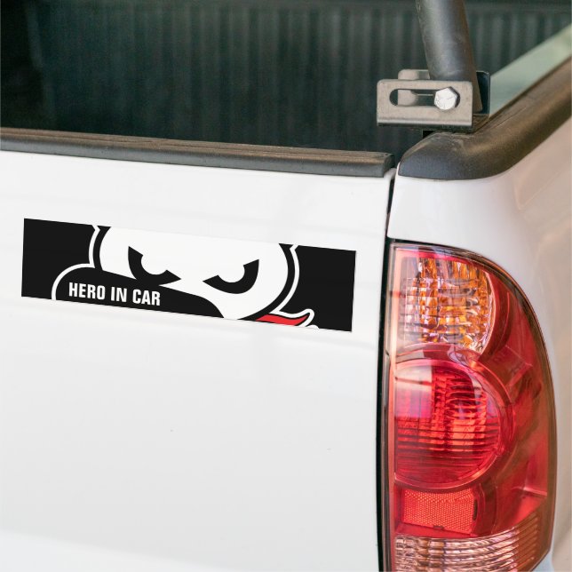 heropandbear bumper sticker (On Truck)