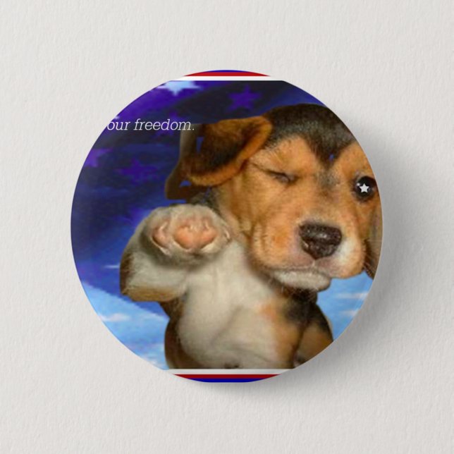 Heros 6 Cm Round Badge (Front)