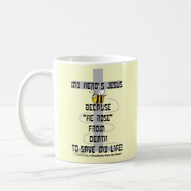 Hero's Jesus Coffee Mug (Left)