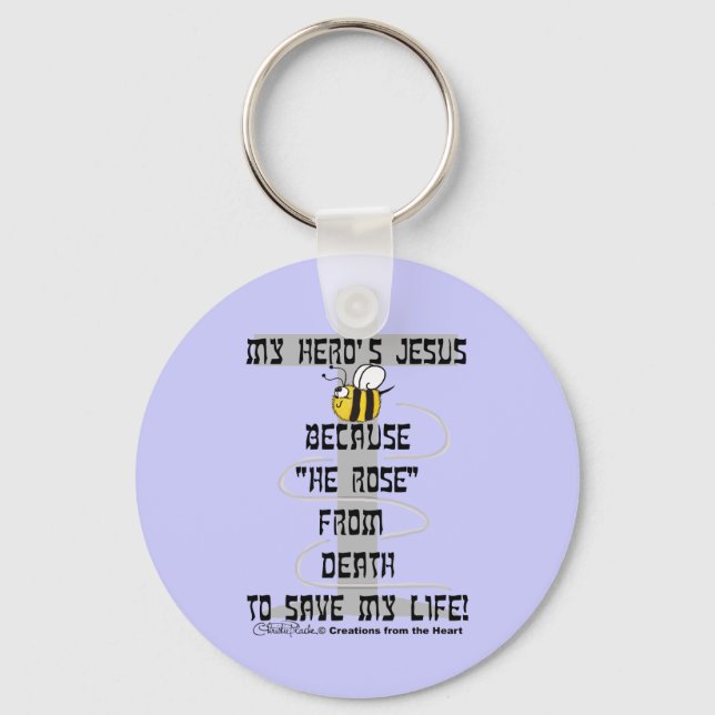 Hero's Jesus Key Ring (Front)